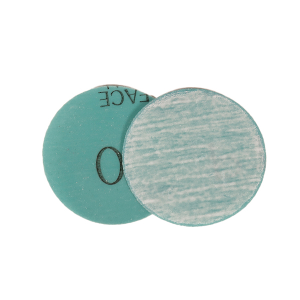 1-1/4in (32 mm) Dia. x 1000 Grit A/O Non-Vacuum PSA Film Dynacut, 25 Per Sheet