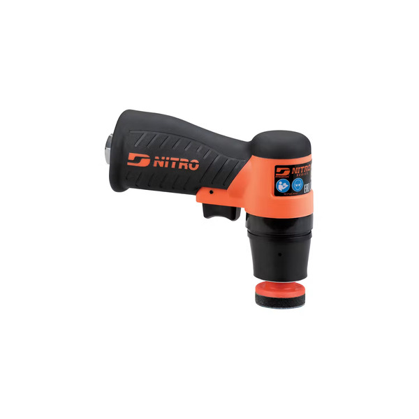 1-1/4in Dia. Pistol Grip Mini Orbital Sander, 8, 500 RPM, 1/8in Orbit Rear Exhaust