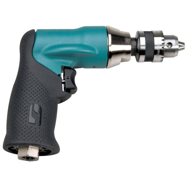 1/4In Drill .4 Hp, 20,000 rpm, Pistol Grip, Geared, Rear Exhaust, Dynachuck