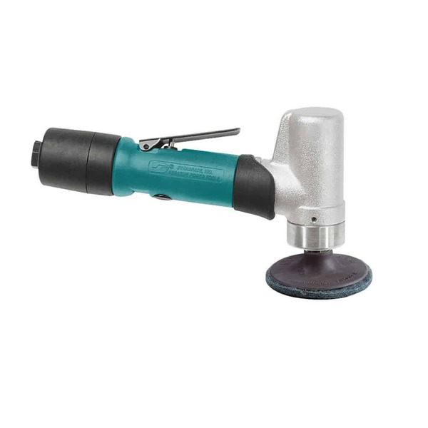 3-1/2in (89 mm) Dia. 7 Degree Offset Disc Sander .4 hp, 3, 200 RPM, Geared, Rear Exhaust