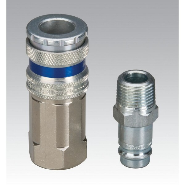 3/8 Inch Female Coupler With 3/8 Inch Male Plug Assembly