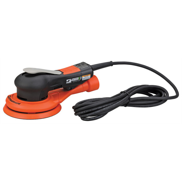 5in (125 mm) Dia. Vacuum Nitro-E Series Random Orbital Sander, Vacuum Short Hook Pad 150 Watt, 10,000 RPM, 3/16in (5 mm) Dia. Orbit, 110V