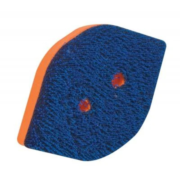 3-3/4in W x 2-3/8in L Non-Vacuum Dynafine Tear Drop Disc Pad