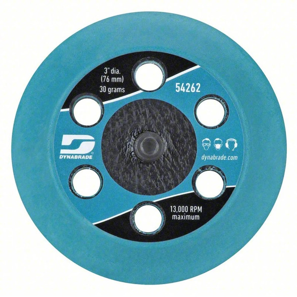 3in (76 mm) Short Hook Pad 1/2in Thk, Med Density, 1/4-20 Thread