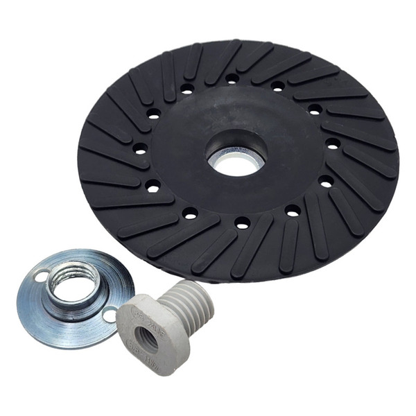4-1/2 In Dia. Disc Sander Backing Pad, Medium Density