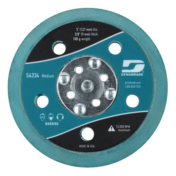 5in Cen-Vac, Hook-Face Pad, 5 Holes