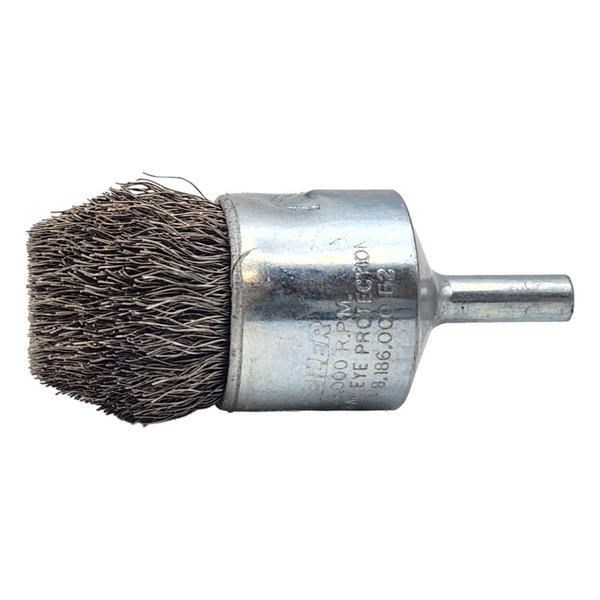 1 In SS Flare End Brush, 1/4 In Mandrel