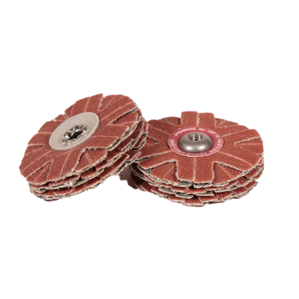 1-1/2 (38 mm) Dia.120 Grit A/O Eyelet Sanding Star